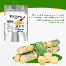 Fit Lane Demerara sugar baking dessert features crystals ideal for topping and texture
