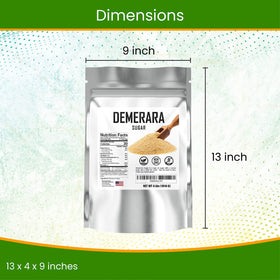Fit Lane Demerara sugar kitchen-friendly ingredient for authentic flavor in baking and drinks