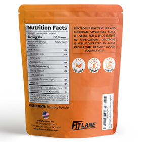 Fit Lane Nutrition dextrose powder packaging-line signals premium food-grade sugar