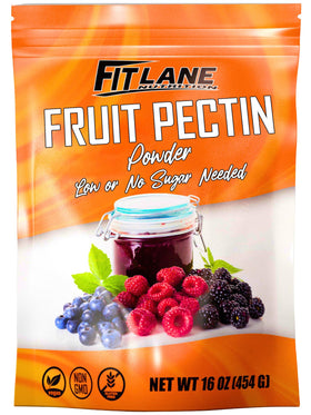 Fit Lane Nutrition low sugar pectin powder bag for smooth jams.