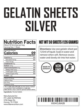 Made in Germany, Fit Lane gelatin sheets reflect premium quality and consistency.