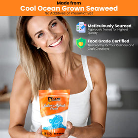 From seaweed origin, Fit Lane alginate powder enables natural gelling.