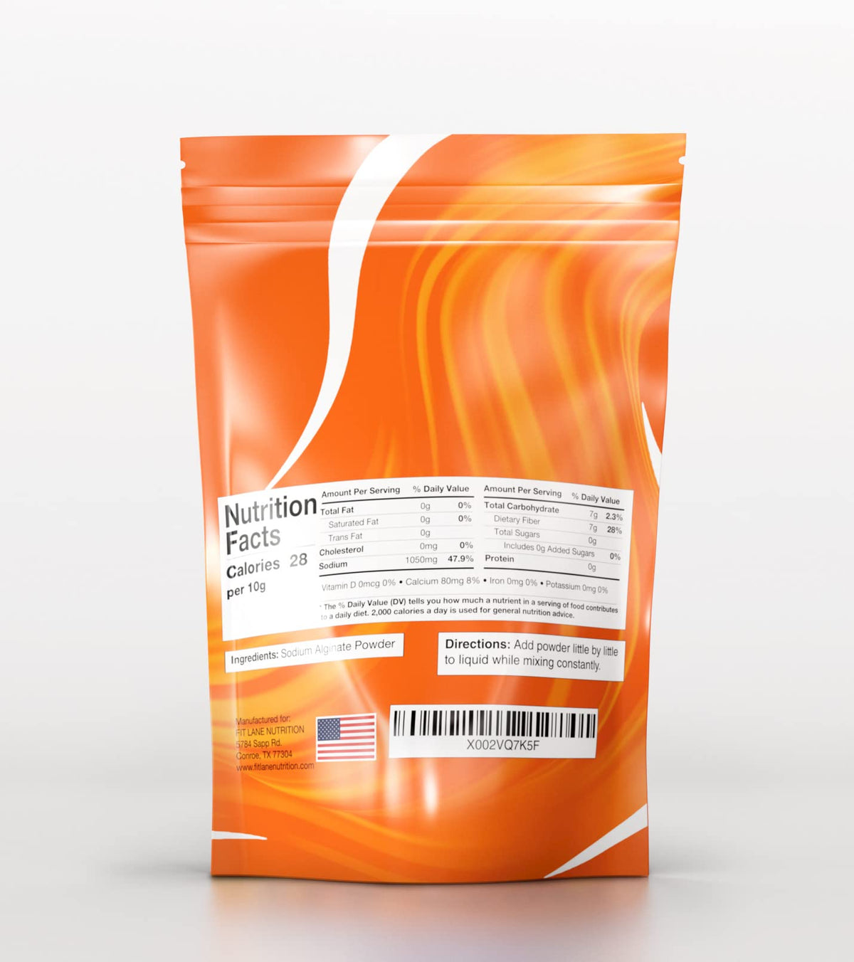Use Fit Lane alginate powder to thicken sauces and fillings.