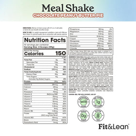 Fit & Lean meal shake green fruits vegetables highlights a nutrient-dense blend for daily fueling.