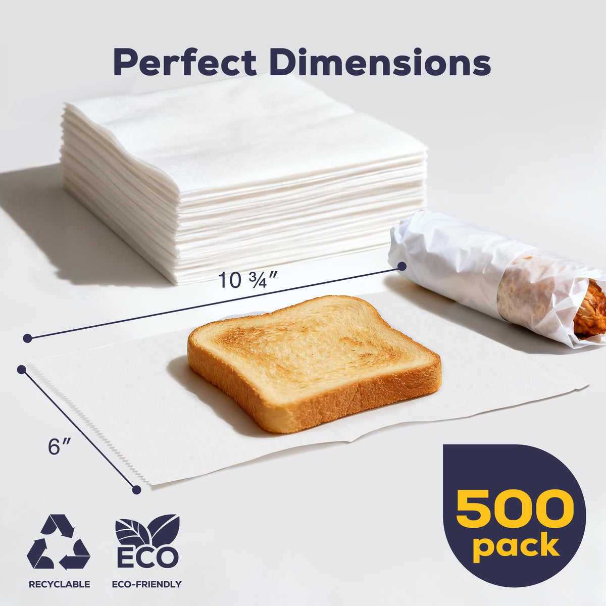 Fit Meal Prep durable BFAS-free deli paper resists tearing during wrapping