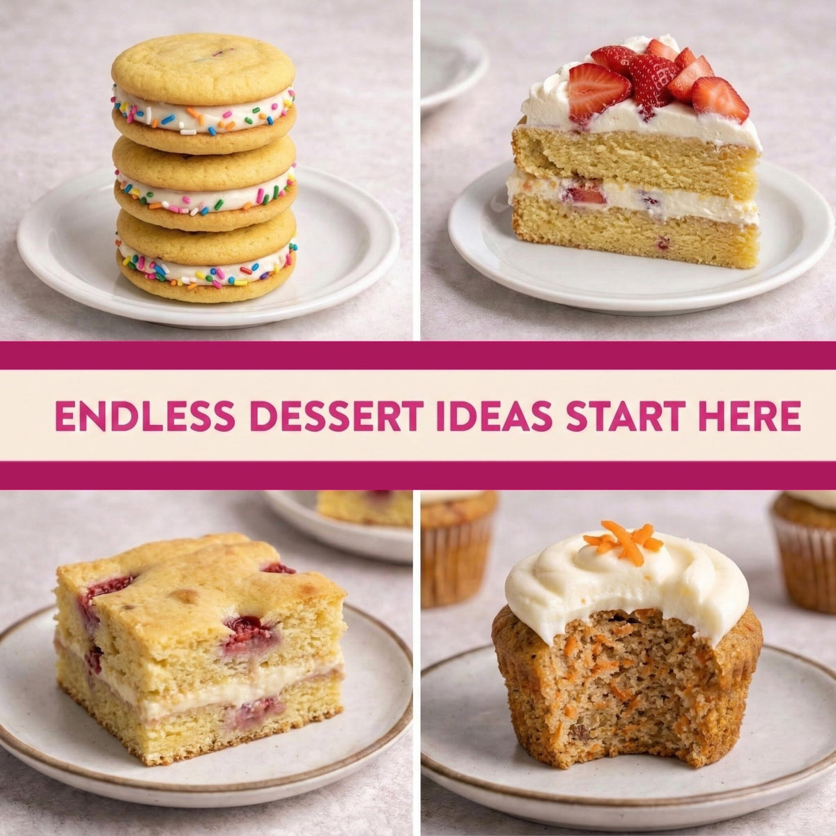 FitBake yellow cake mix with frosting illustrating easy prep and crowd-pleasing flavor.