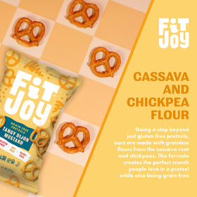 FitJoy allergen-friendly gluten-free pretzels ideal for kids' snacks.