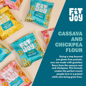 FitJoy Cheezy White Cheddar pretzel twists for lunchboxes