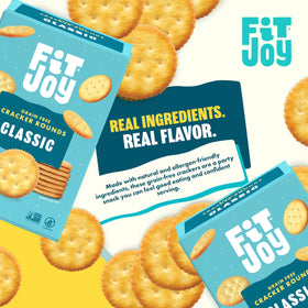 FitJoy crackers with dips like hummus for quick savory snacking