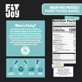 FitJoy Everything Bagel Pretzels after-school snack ready for quick bites.