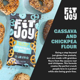 FitJoy Everything Bagel Pretzels gluten-free and dairy-free option for diverse diets.