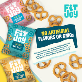 FitJoy grain-free pretzels for dairy-free and gluten-free snacking