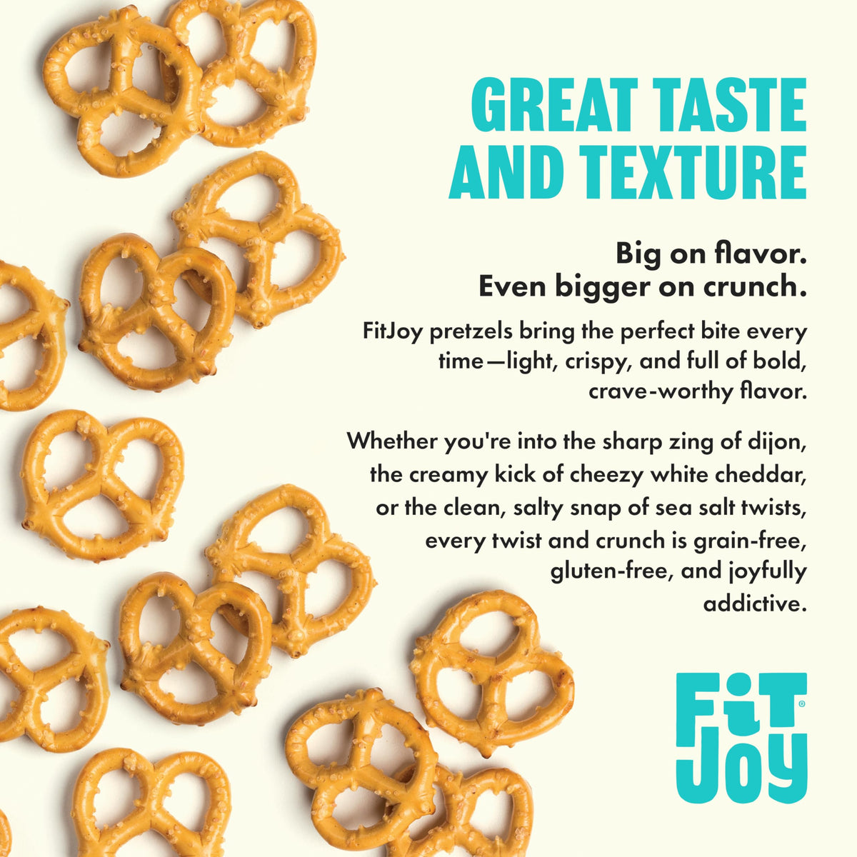 FitJoy 24-pack pretzel display for parties and gatherings