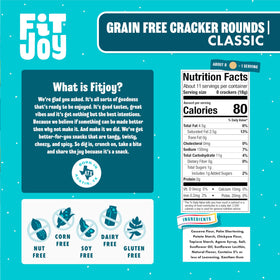 Three-box FitJoy grain-free crackers for stocking up