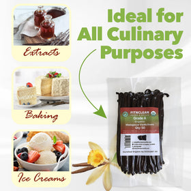 FITNCLEAN organic non-GMO vanilla beans for high quality extracts.