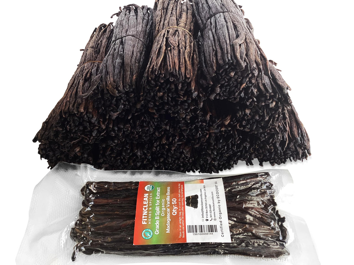 Fitnclean Madagascar vanilla bourbon pod for premium extract.