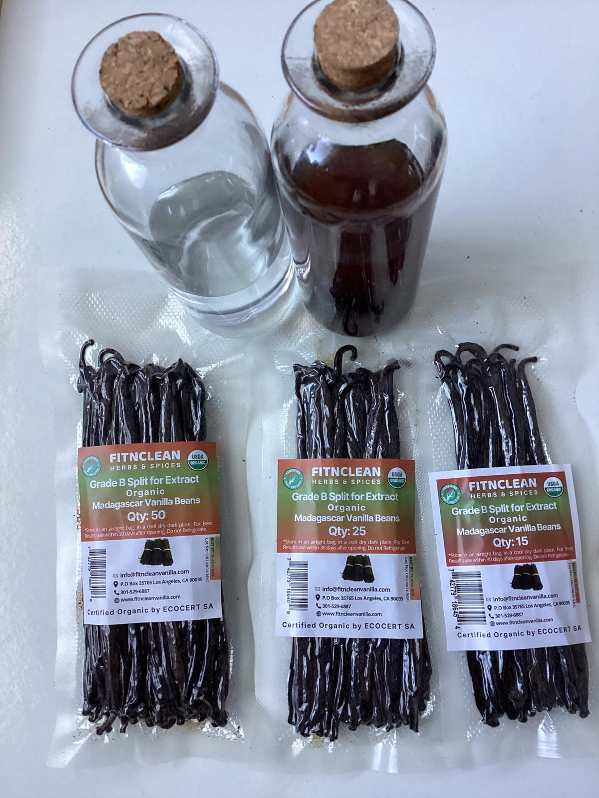 Fitnclean vanilla paste-use setup for traditional flavoring tasks.