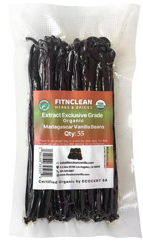 FITNCLEAN vanilla pods are dry and aromatic, perfect for infusions