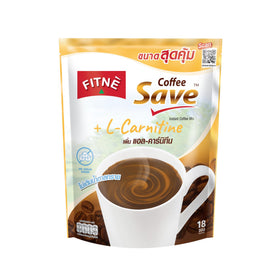 FITNÈ Instant 3in1 coffee with L-Carnitine in a cup for a morning energy boost.