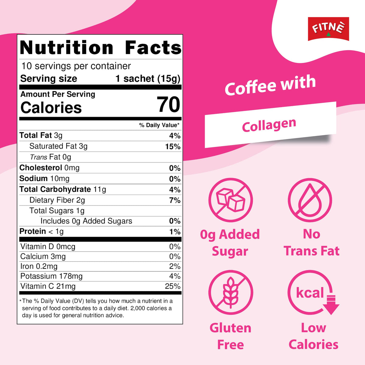 FITNÈ on-the-go sachets enable quick, mess-free mornings.