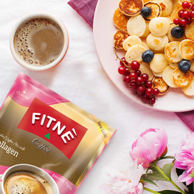 FITNÈ premium bean blend delivers a smooth, creamy aroma.
