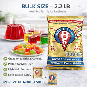 Five Brothers Gelatin Powder layered dessert shows stable structure for tall slices.