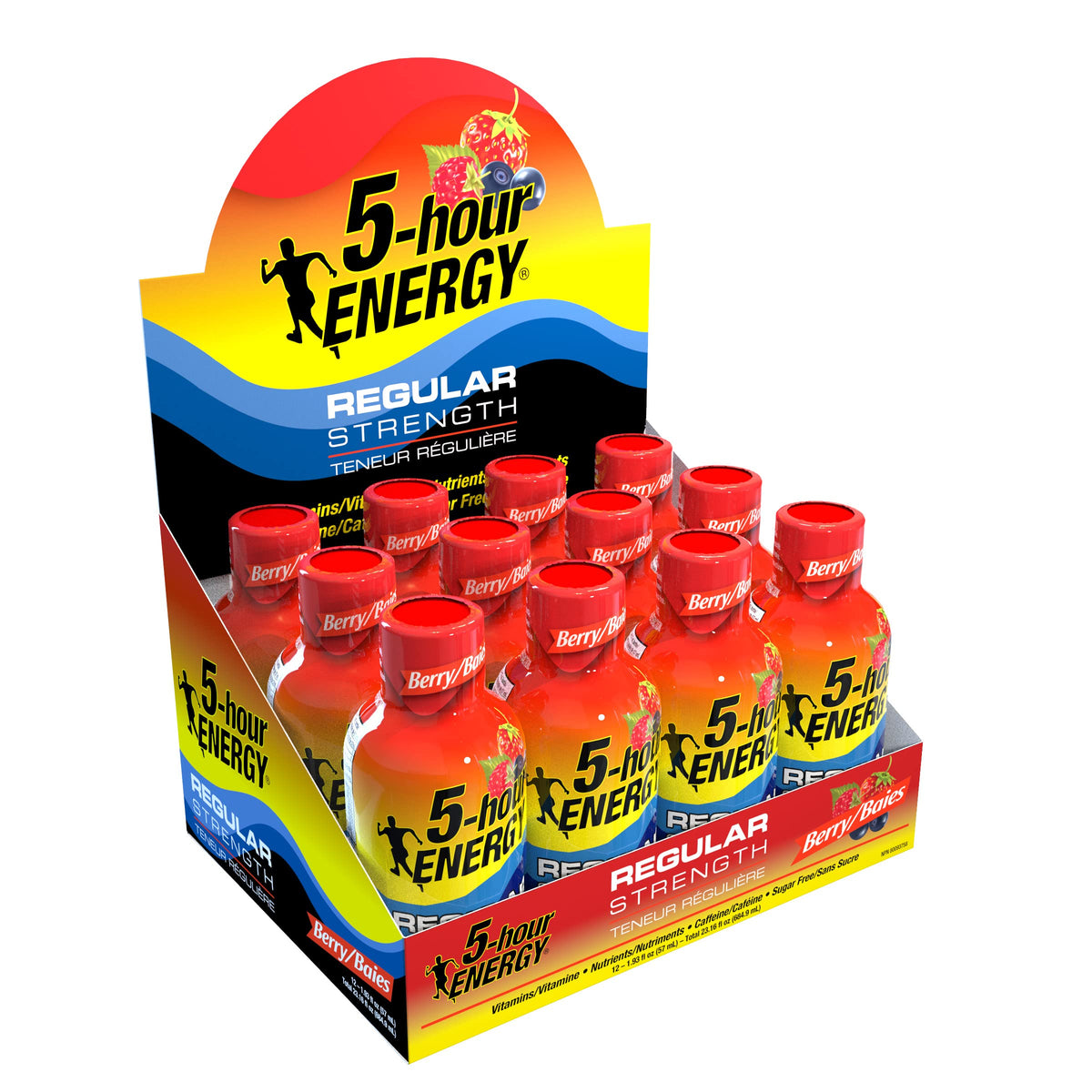 Five Hour Energy berry 2 oz bottle, on-the-go energy option
