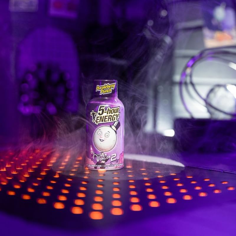 5-hour ENERGY Outer Worlds 2 Purpleberry Punch compact bottle design