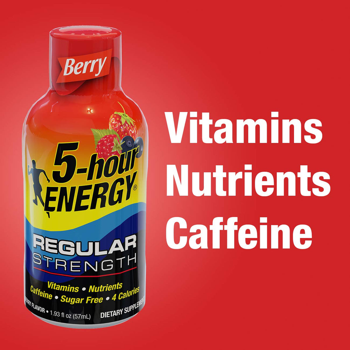 Ingredient panel highlights B vitamins and amino acids