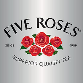 Steam rising from Five Roses Ceylon tea in a cup for aroma