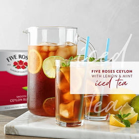 Traditional South African Five Roses tea brand heritage imagery