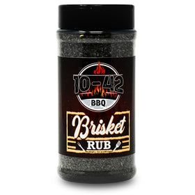 Five Star Seasonings brisket rub bottle front with zero MSG and all-natural ingredients.