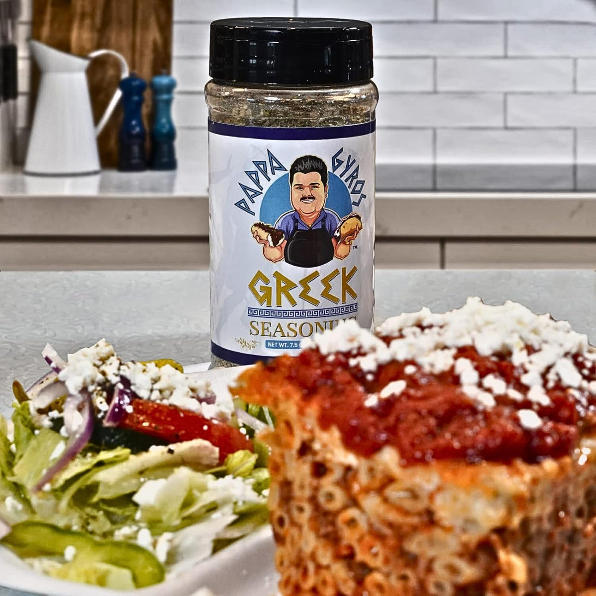 Five Star Seasonings Pappa Gyros Mediterranean spice mix great for kebabs and gyros.