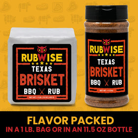 Five Star Seasonings RubWise Texas Brisket Rub raw brisket prep for even coating and flavor