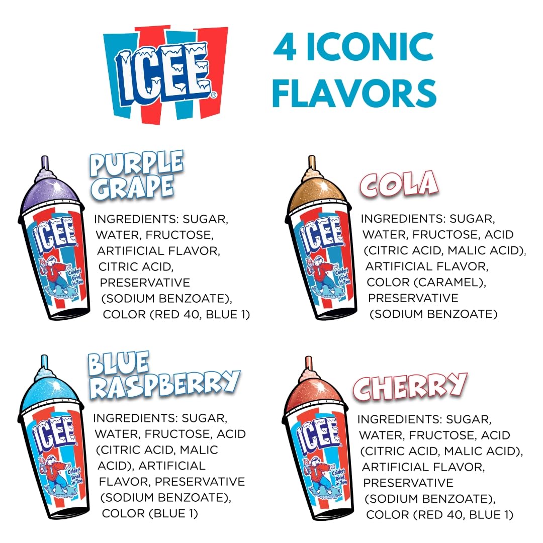 Fizz Creations ICEE cherry bottle delivers nostalgic flavor for at-home desserts.