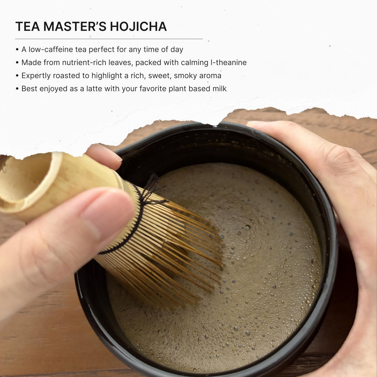 FKRO Hojicha in a tin jar preserving freshness and aroma.