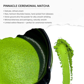 FKRO Pinnacle Reserve matcha origin from Uji enhances aroma and flavor