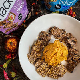 Flackers packaging with GFCO gluten-free certification label