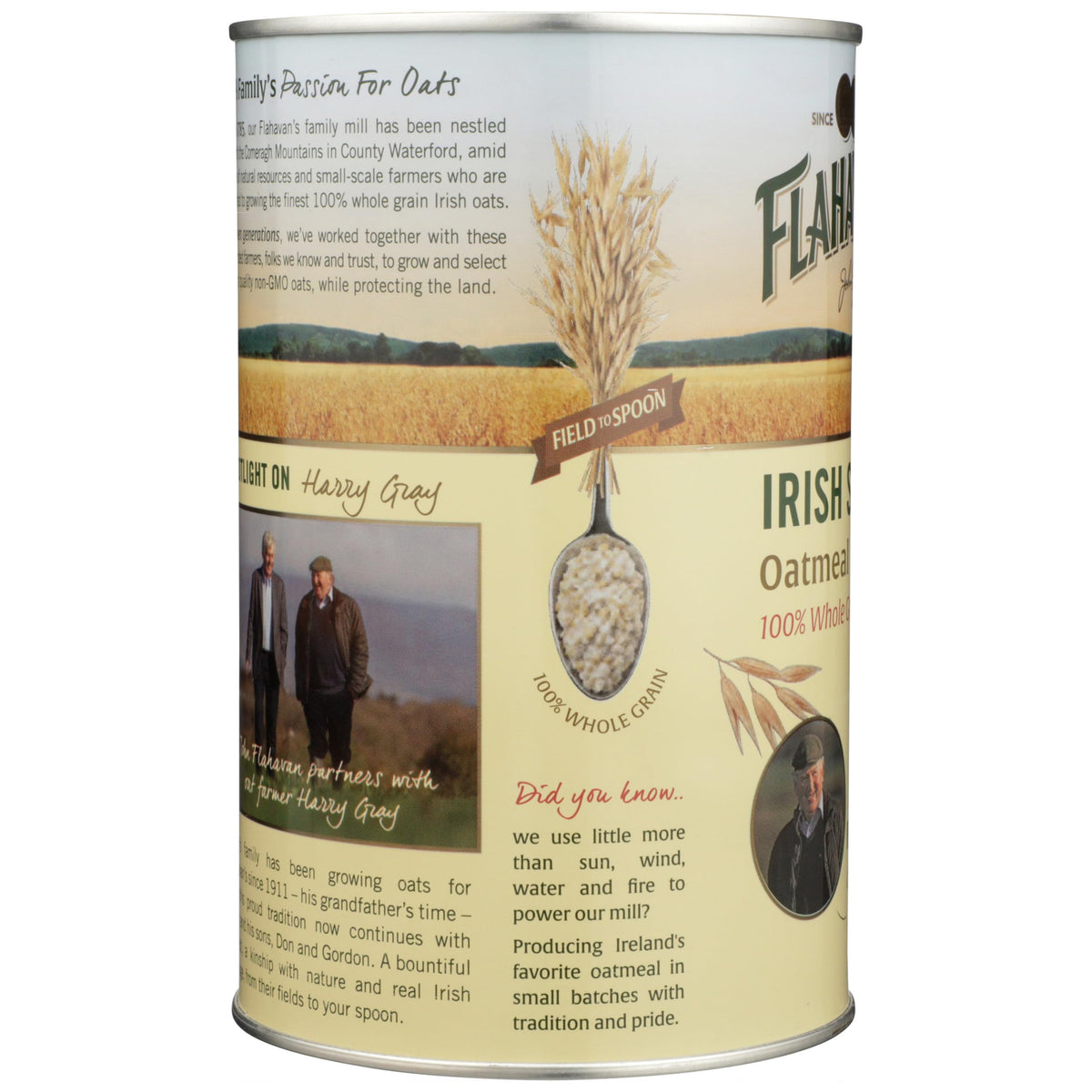 Flahavan's Irish farm oats harvested in small batches