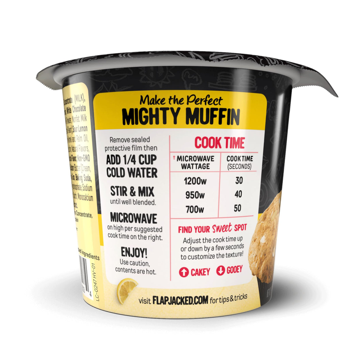 FlapJacked Lemon Cream Mighty Muffins serving-plate ready to enjoy