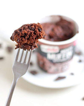 FlapJacked Mighty Muffins Double Chocolate close-up showing rich texture.