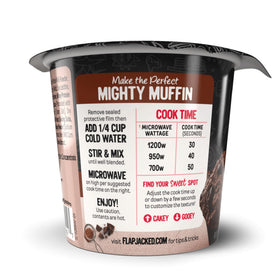 Ready-in-seconds muffin ready for a quick breakfast or snack.