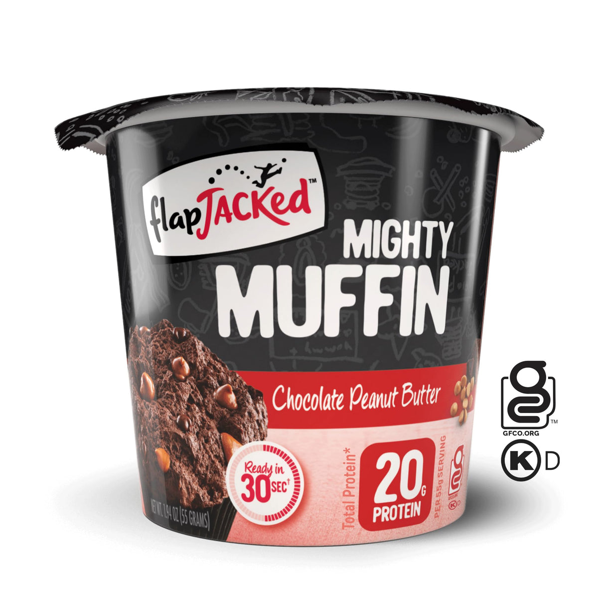 FlapJacked Mighty Muffins S mores muffins with toasted marshmallow notes.