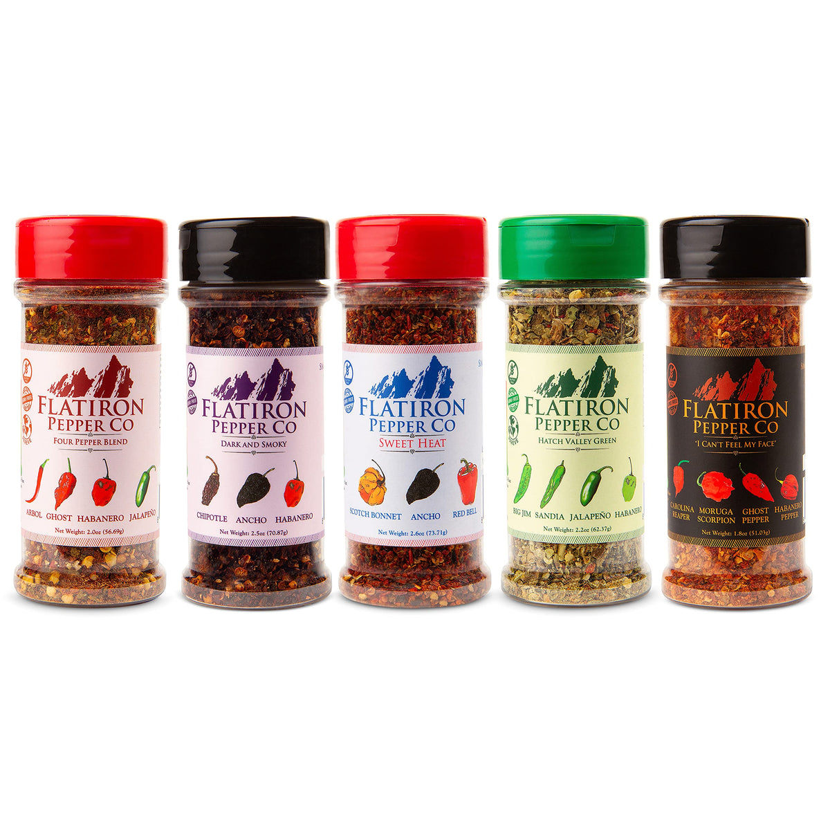 Flatiron Spice Four Pepper Blend on pizza adds heat and aroma.