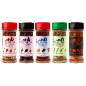 Flatiron Spice Four Pepper Blend on pizza adds heat and aroma.