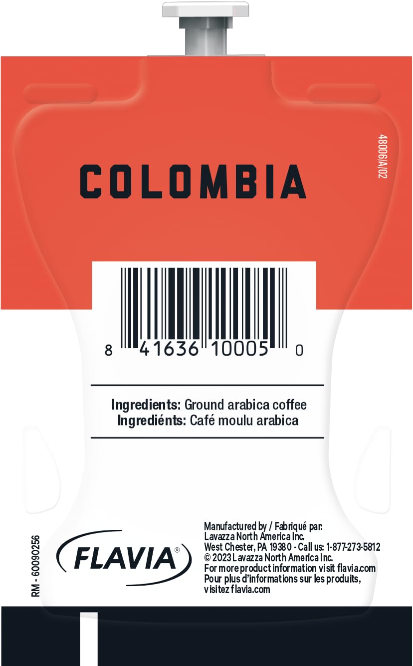 Flavia Alterra Colombia cup steaming ready for a quick, aromatic cup