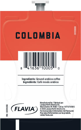 Flavia Alterra Colombia cup steaming ready for a quick, aromatic cup