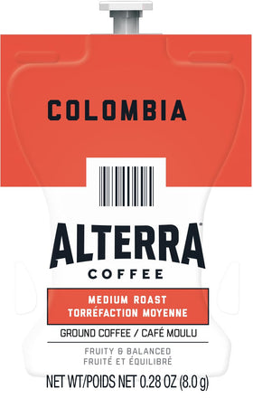 Flavia Alterra Colombia pack view highlighting convenient packaging for home use