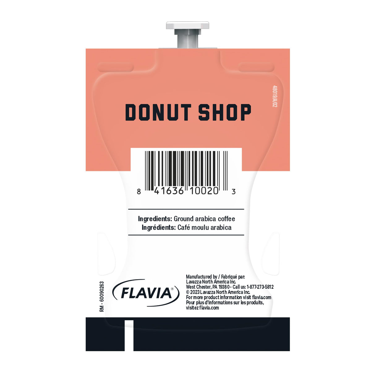 Flavia Alterra Donut Shop Freshpack compatible with Flavia Brewers for flavor-transfer-free brewing