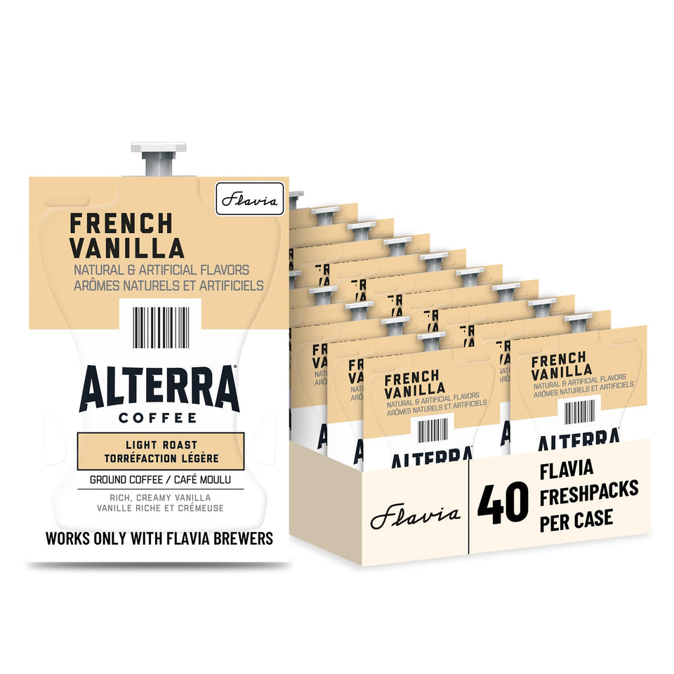 Flavia Alterra French Vanilla Freshpack ready for Flavia brewers.